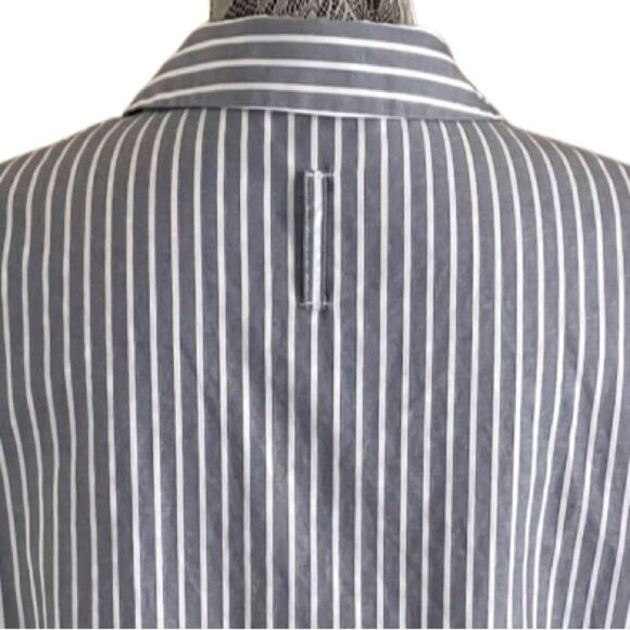 KAL Rieman Stripe Button Front Shirt Size Small - Picture 5 of 9